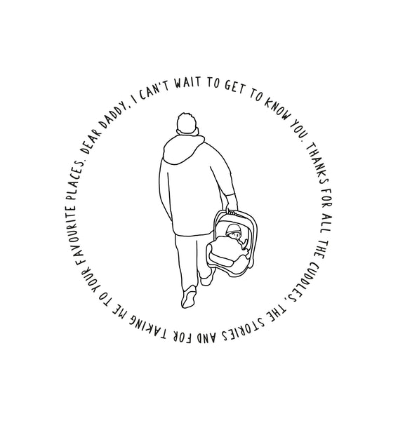 Personalised Story About Dad Print