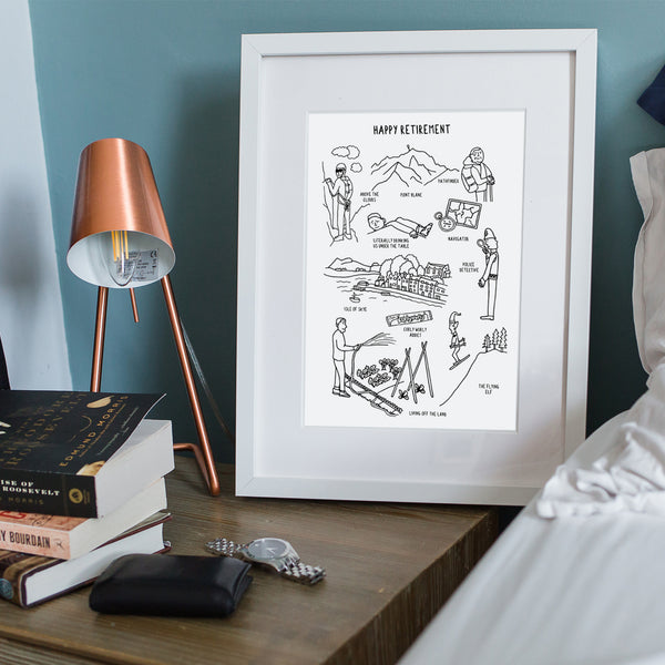 Retirement Personalised Print