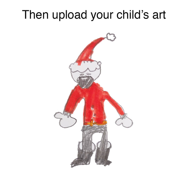 Child's Drawing Christmas Bauble Keepsake