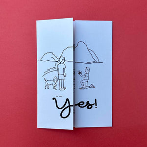 Personalised Wedding Invites - Middle fold